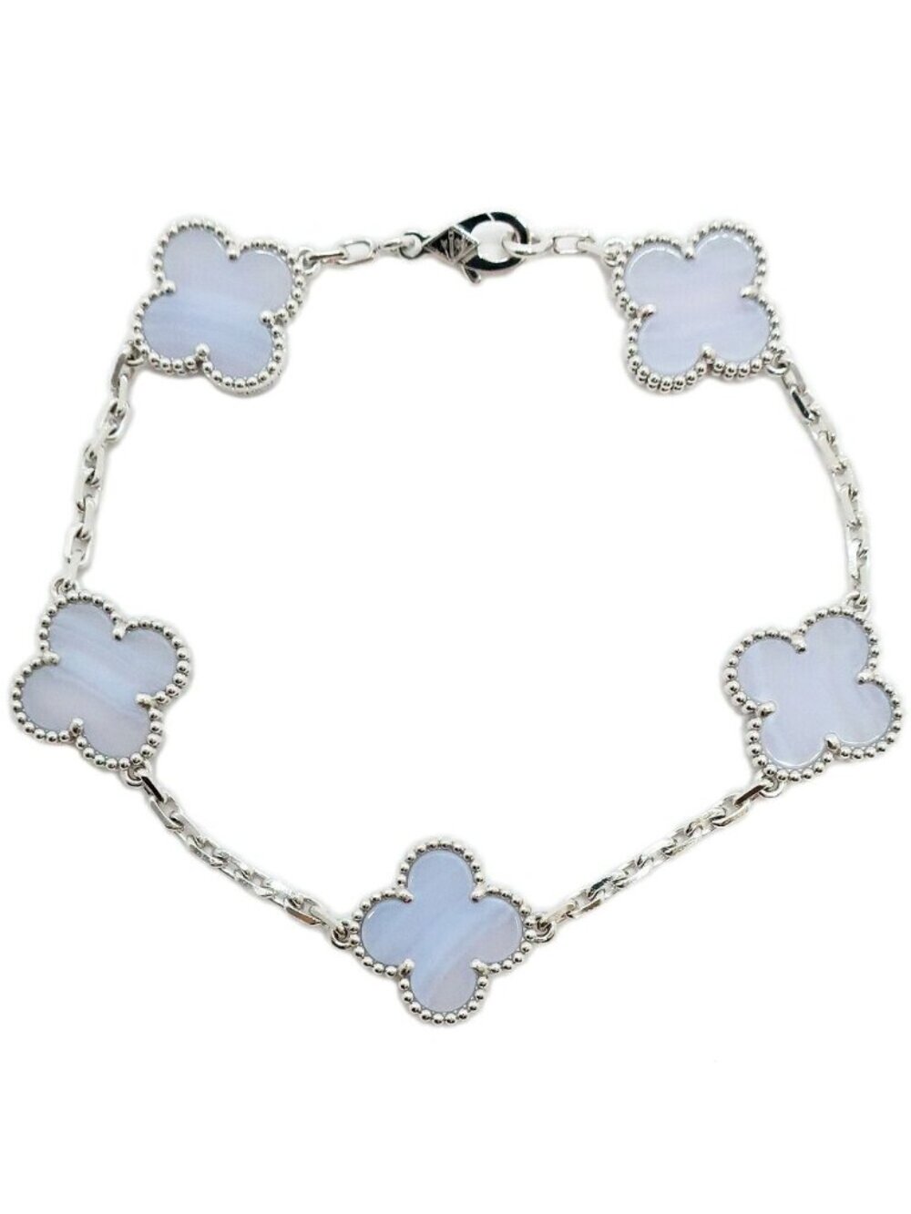 Van Cleef & Arpels Vintage Alhambra Bracelet Chalcedony